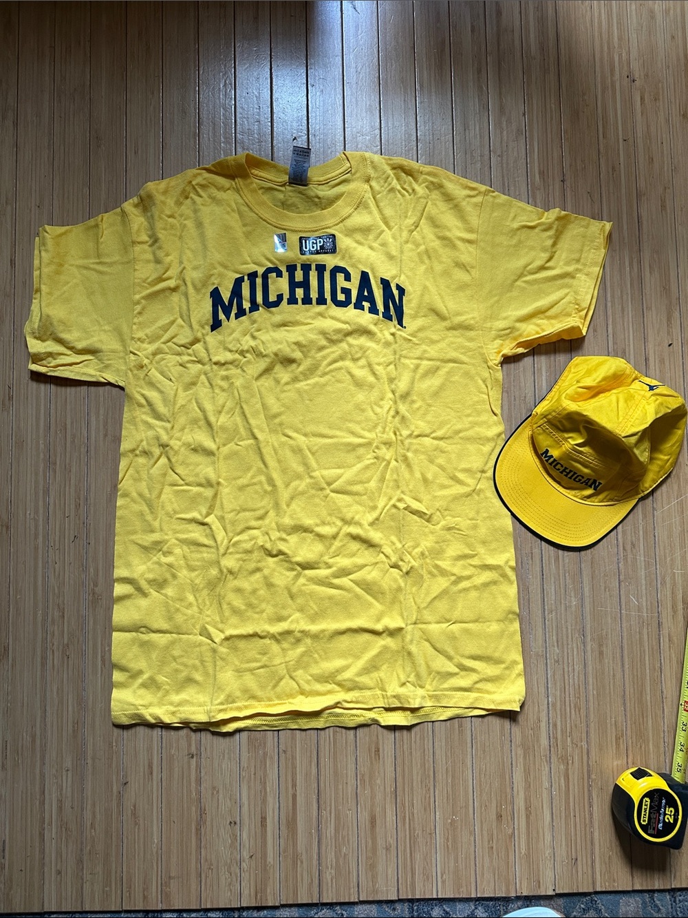 Michigan Yellow Short Sleeve Tee